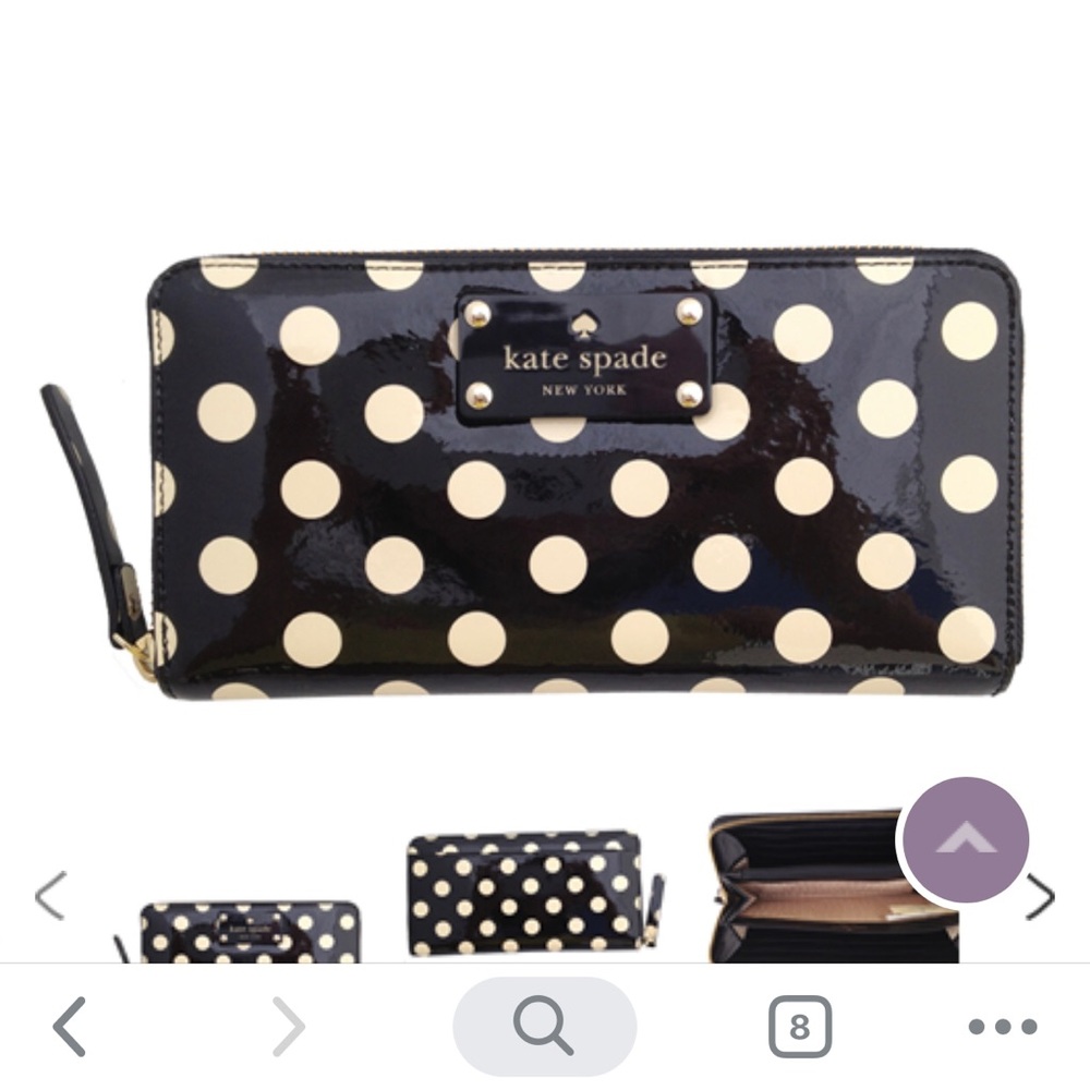 Kate Spade zipper wallet.